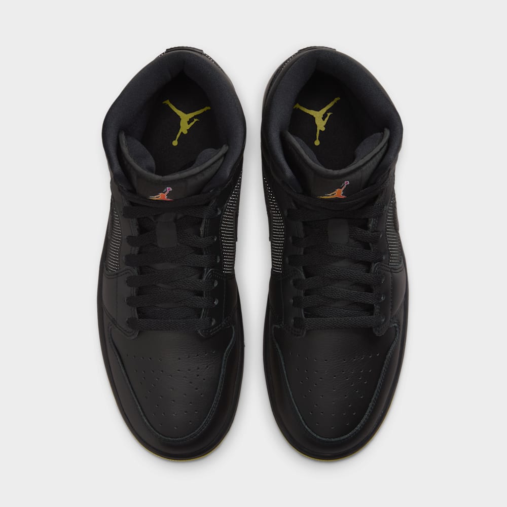 Tenis casual para hombre en negro · IO2052-001 - vista 4