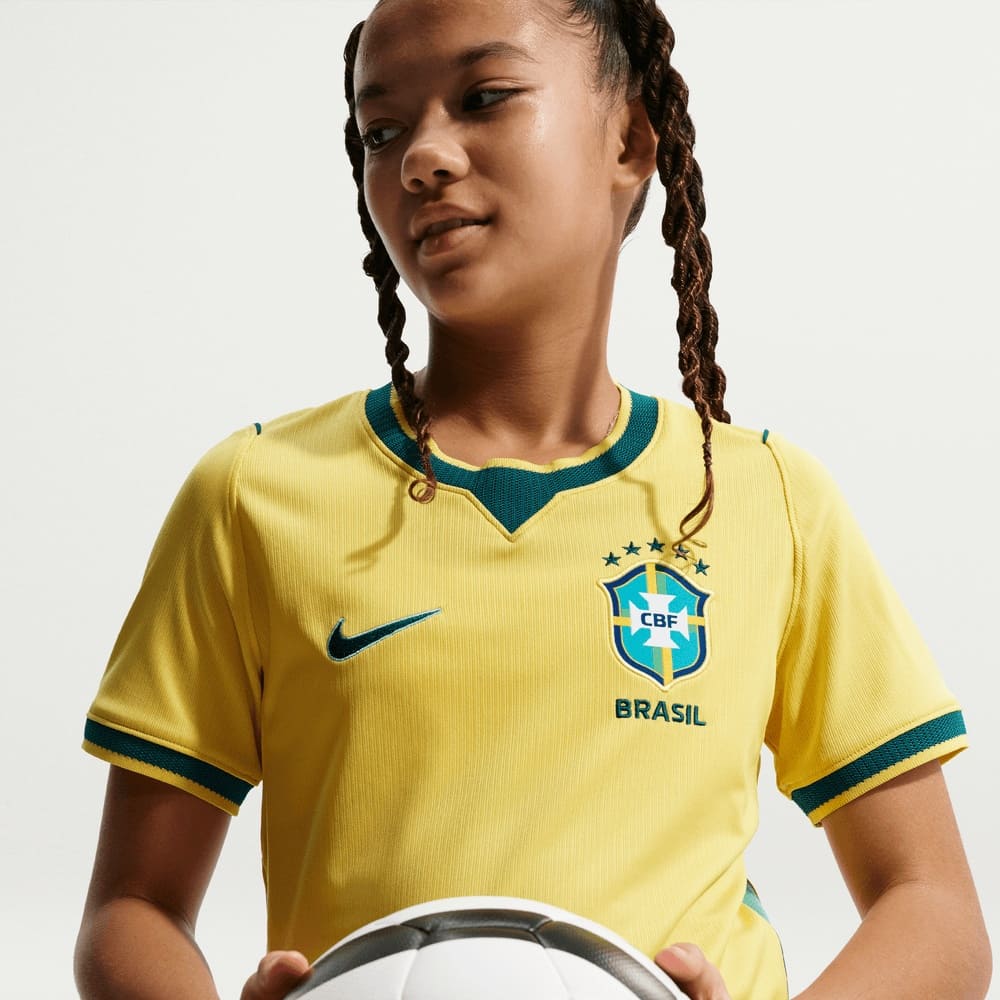 Camisetas y esqueletos de fútbol para niño en amarillo · IO2231-724 - vista 3