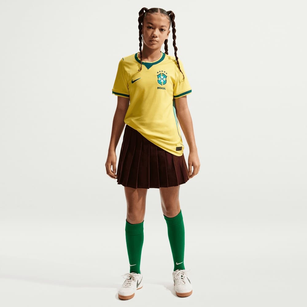Camisetas y esqueletos de fútbol para niño en amarillo · IO2231-724 - vista 5