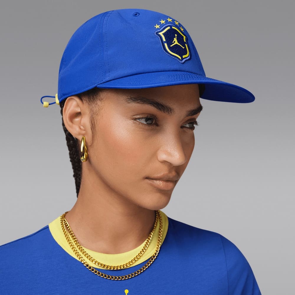 Gorras y viseras de fútbol para hombre en azul · IO4448-417 - vista 3