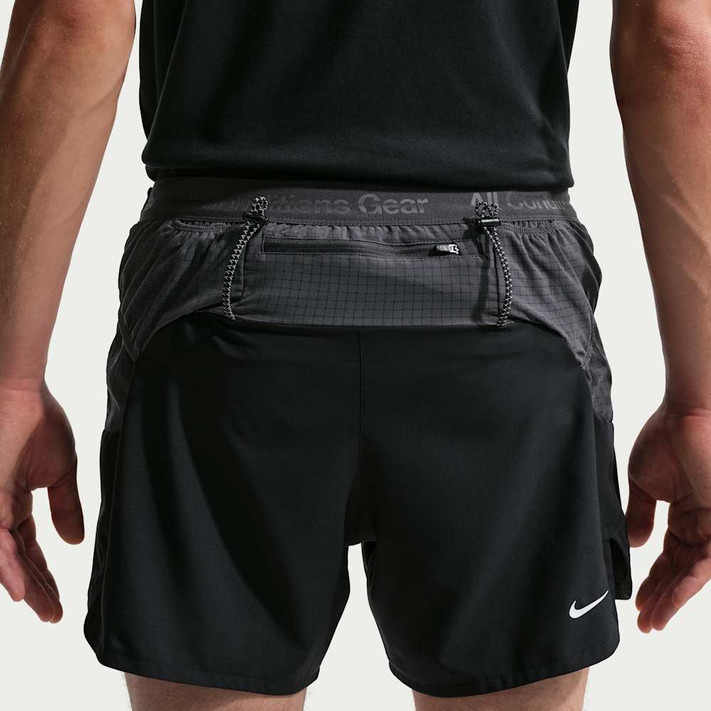 Shorts y Pantalonetas para correr para hombre en negro · IO9675-010 - vista 3