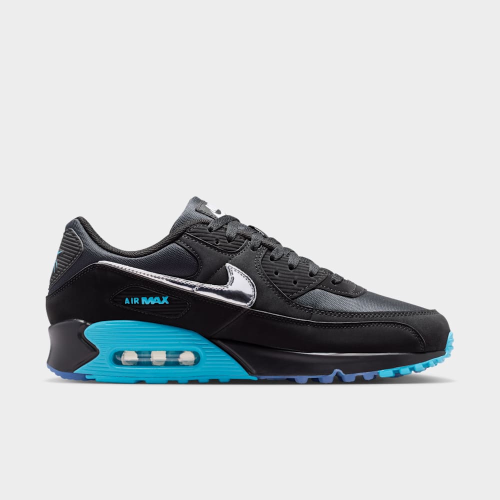 Tenis casual para hombre en negro · IQ9438-001 - vista 3