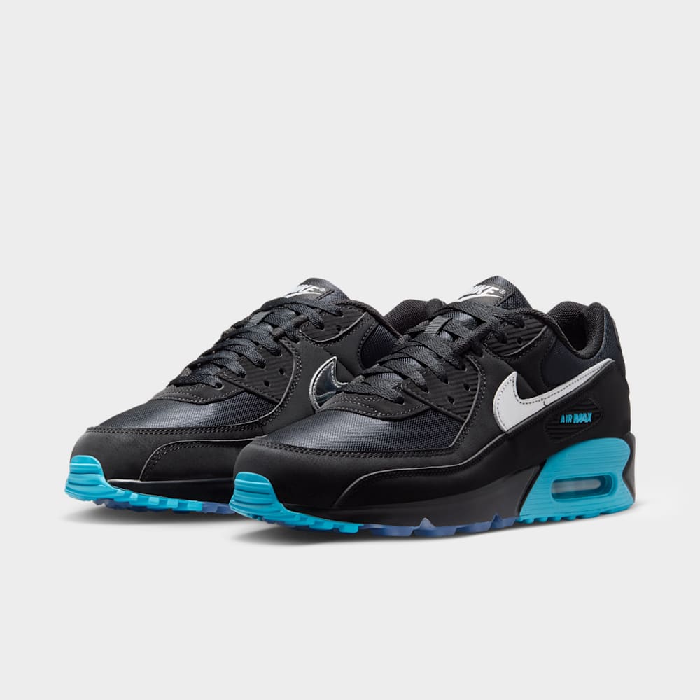 Tenis casual para hombre en negro · IQ9438-001 - vista 5