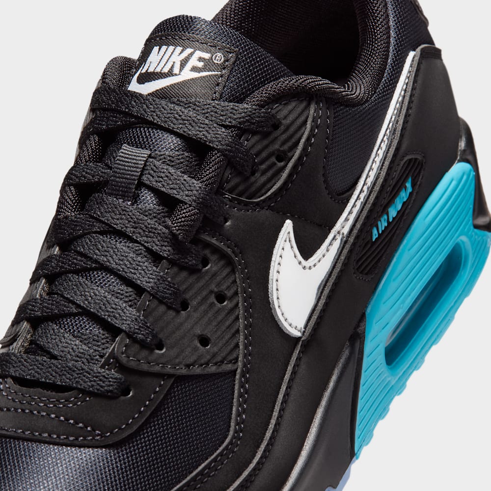 Tenis casual para hombre en negro · IQ9438-001 - vista 7