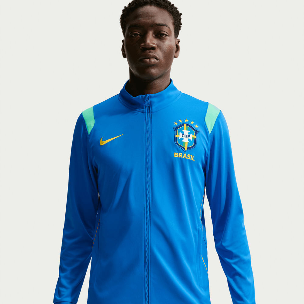 Chaquetas de fútbol para hombre en azul · IR0907-435 - vista 1
