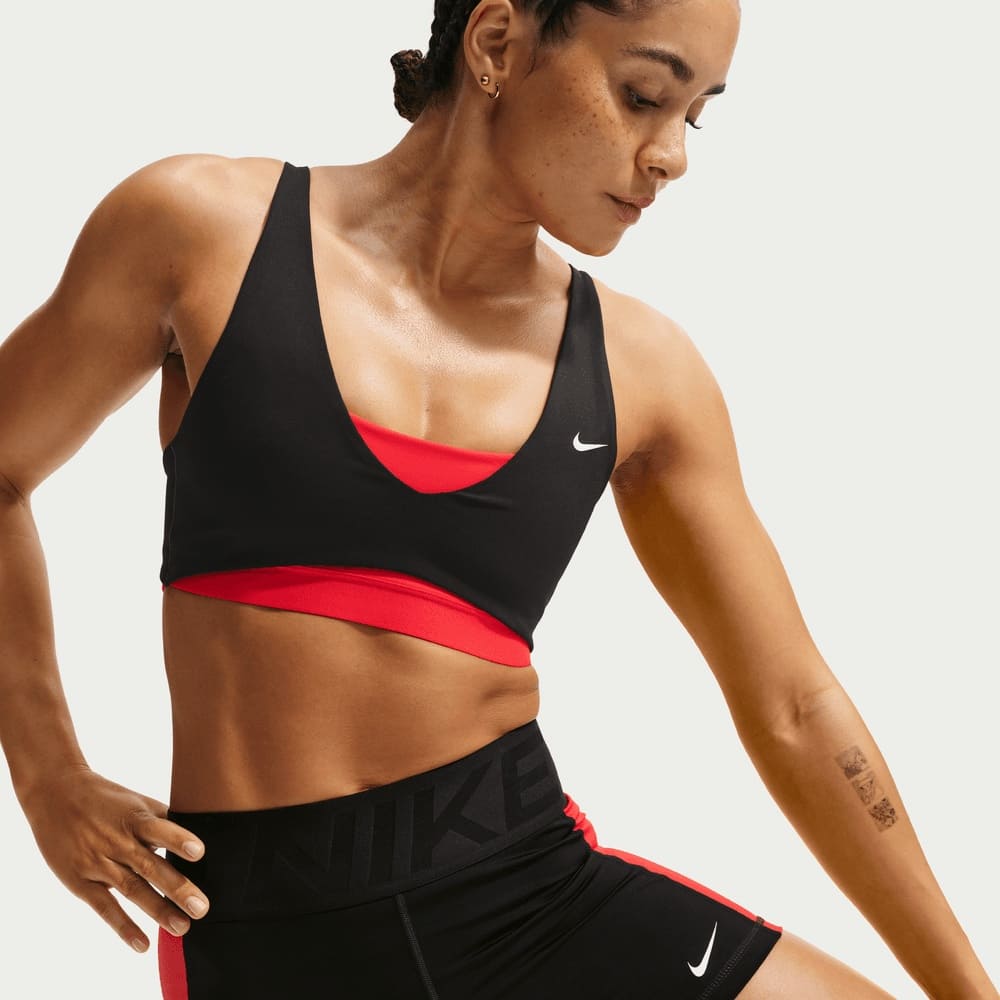Brasier y Tops deportivos para entrenamiento para mujer en negro · IR1891-010 - vista 1