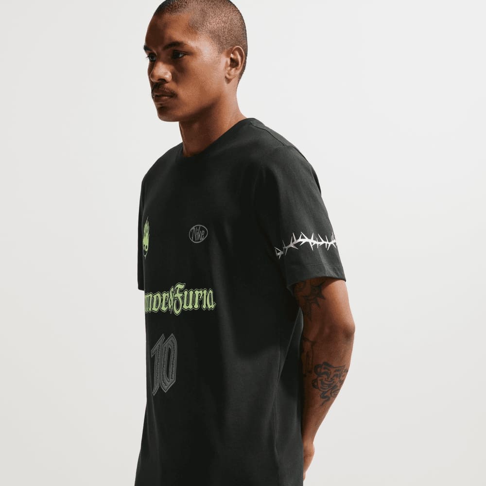 Camisetas y esqueletos casual para hombre en negro · IR6860-010 - vista 3