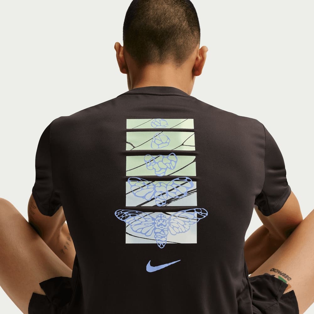 Camisetas y esqueletos para correr para hombre en negro · IW1077-009 - vista 2