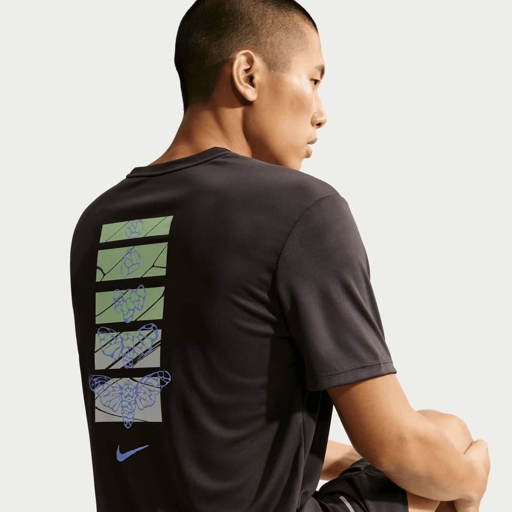 Camisetas y esqueletos para correr para hombre en negro · IW1077-009 - vista 3