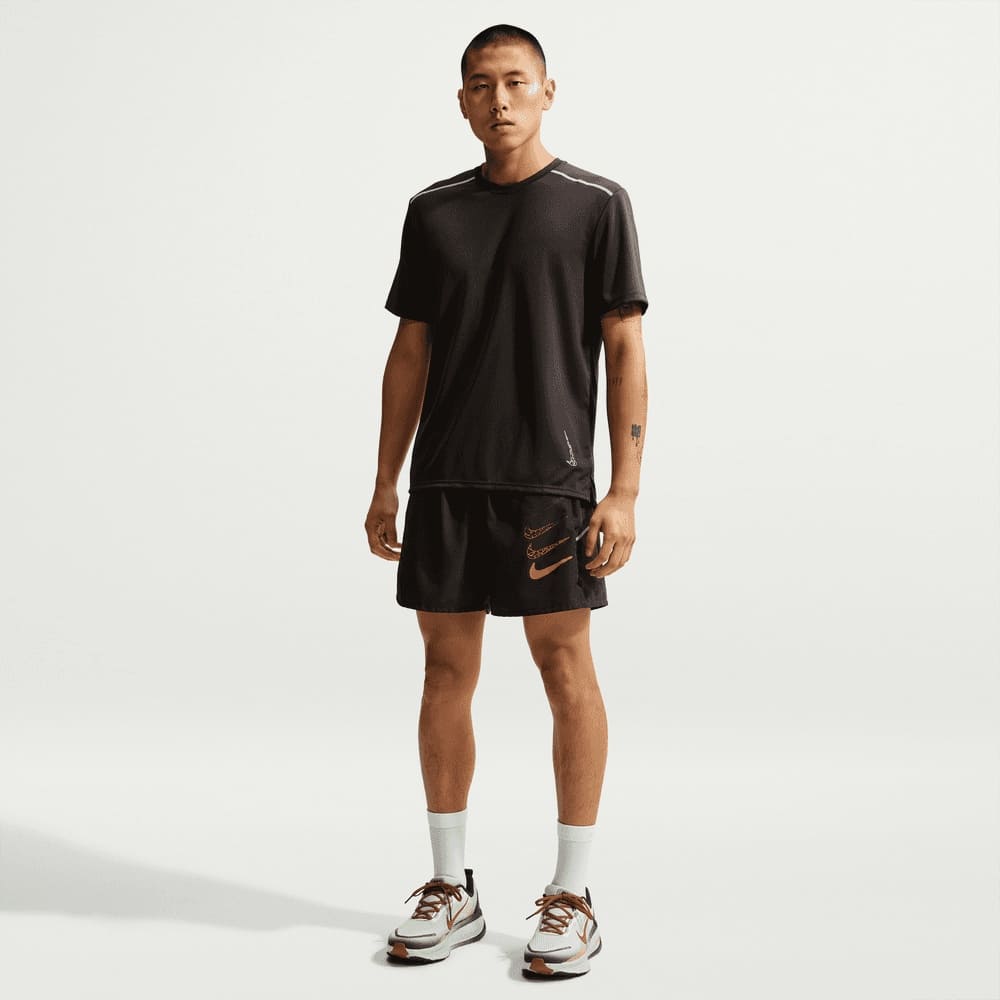 Camisetas y esqueletos para correr para hombre en negro · IW1077-009 - vista 4