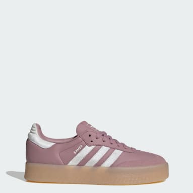 Tenis casuales de plataforma para mujer color morado KI2150