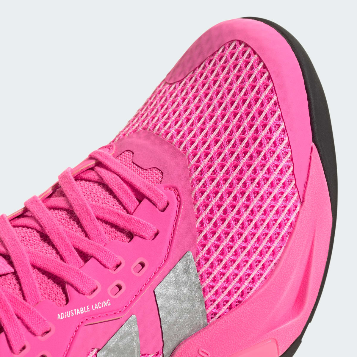 Tenis de entrenamiento para mujer color rosa y plateado - vista 8