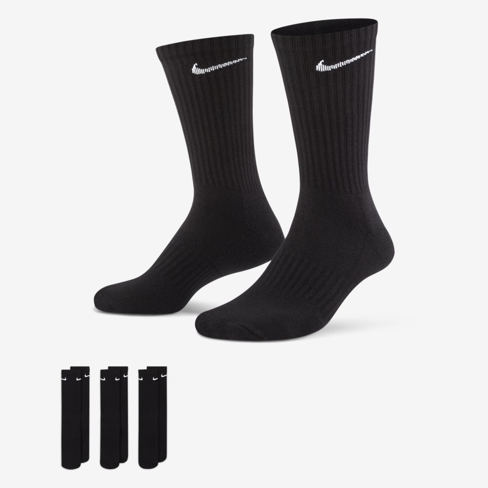 Medias para entrenamiento para hombre en negro · SX7664-010 - vista 1