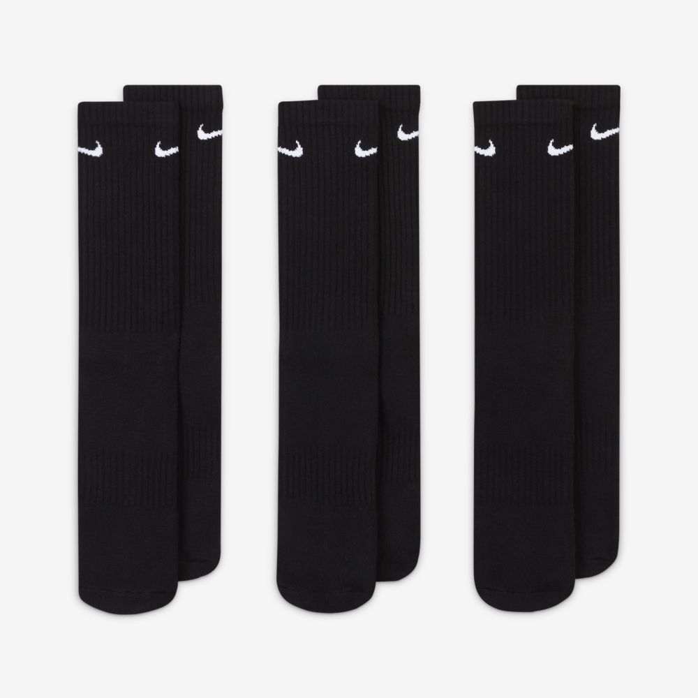 Medias para entrenamiento para hombre en negro · SX7664-010 - vista 2