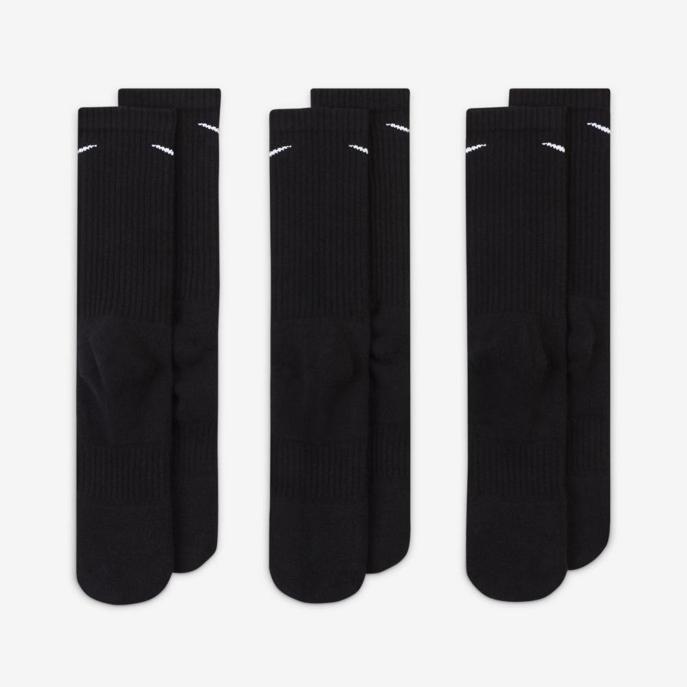 Medias para entrenamiento para hombre en negro · SX7664-010 - vista 3
