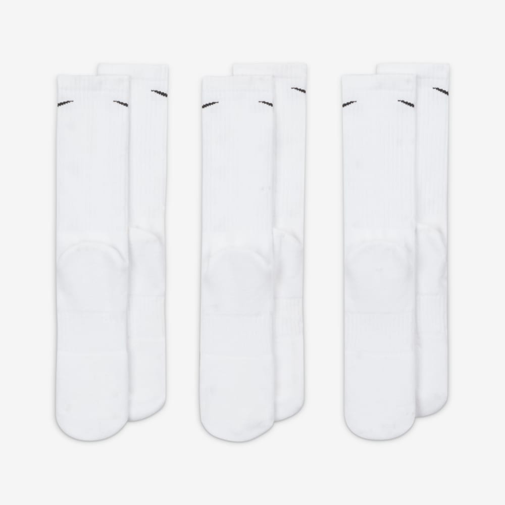 Medias para entrenamiento para hombre en blanco · SX7664-100 - vista 3
