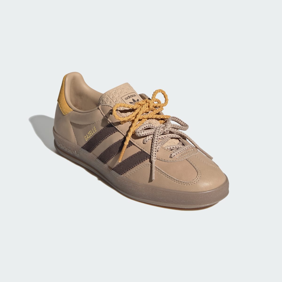 Tenis casuales para mujer color beige y café - vista 6