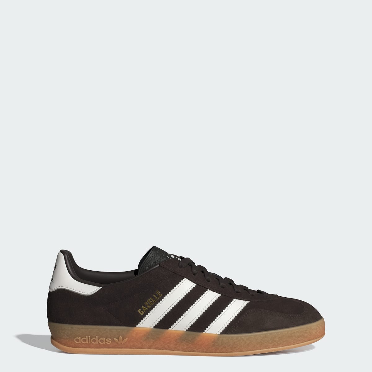 Tenis casuales para hombre color café y blanco - vista 1