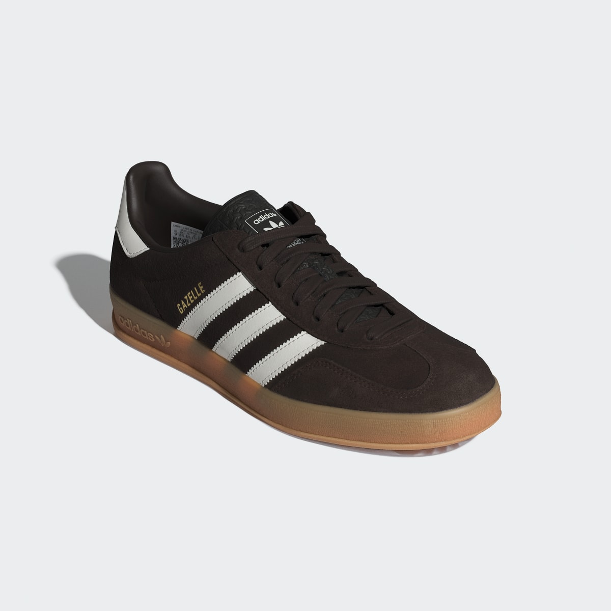 Tenis casuales para hombre color café y blanco - vista 5