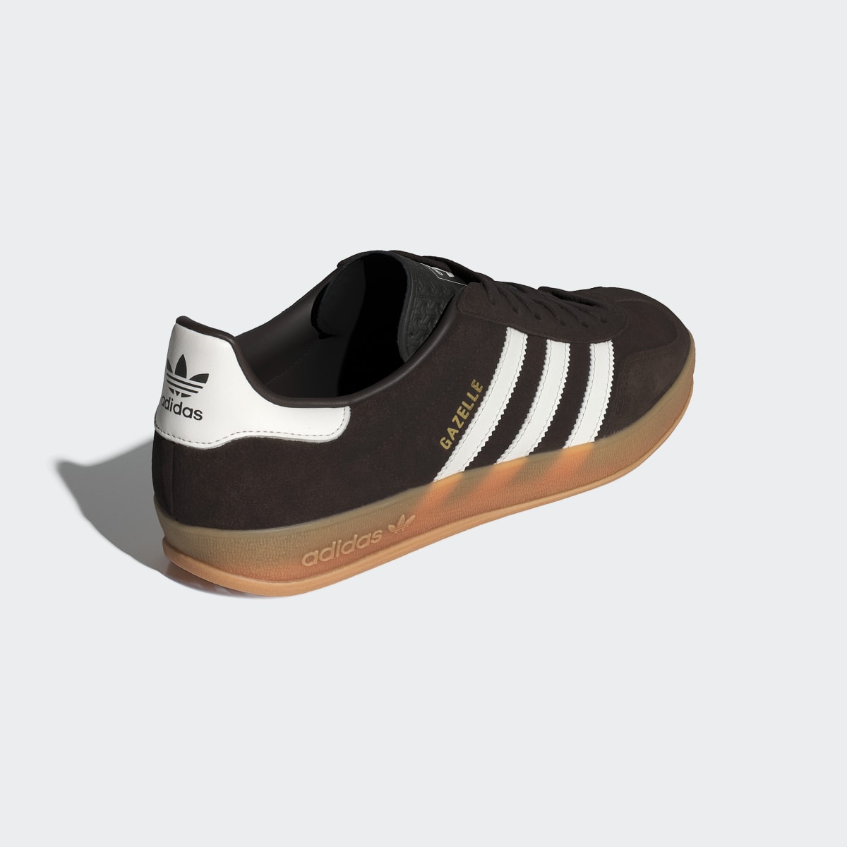 Tenis casuales para hombre color café y blanco - vista 6