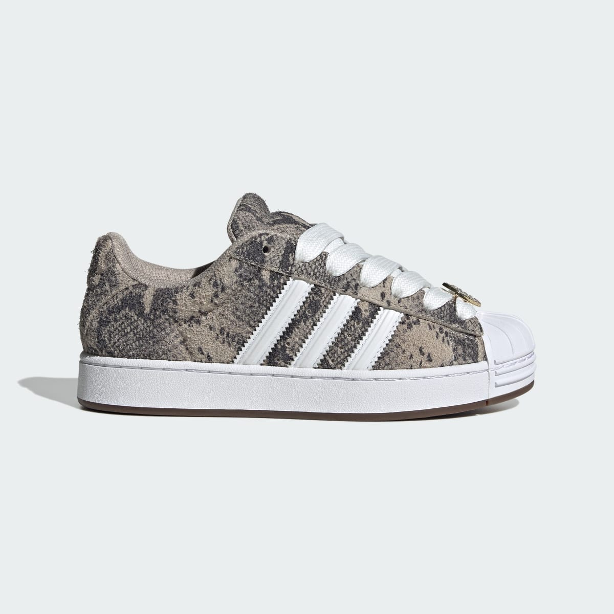 Tenis casuales para mujer color beige y blanco - vista 2