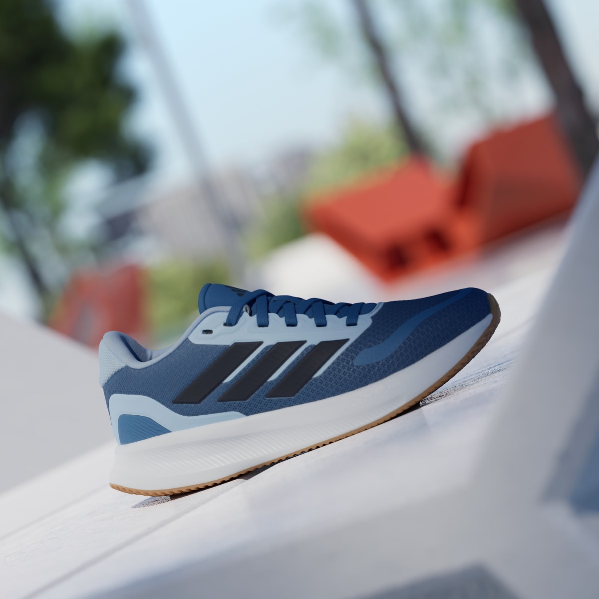 Tenis casuales para niños color azul - vista 2