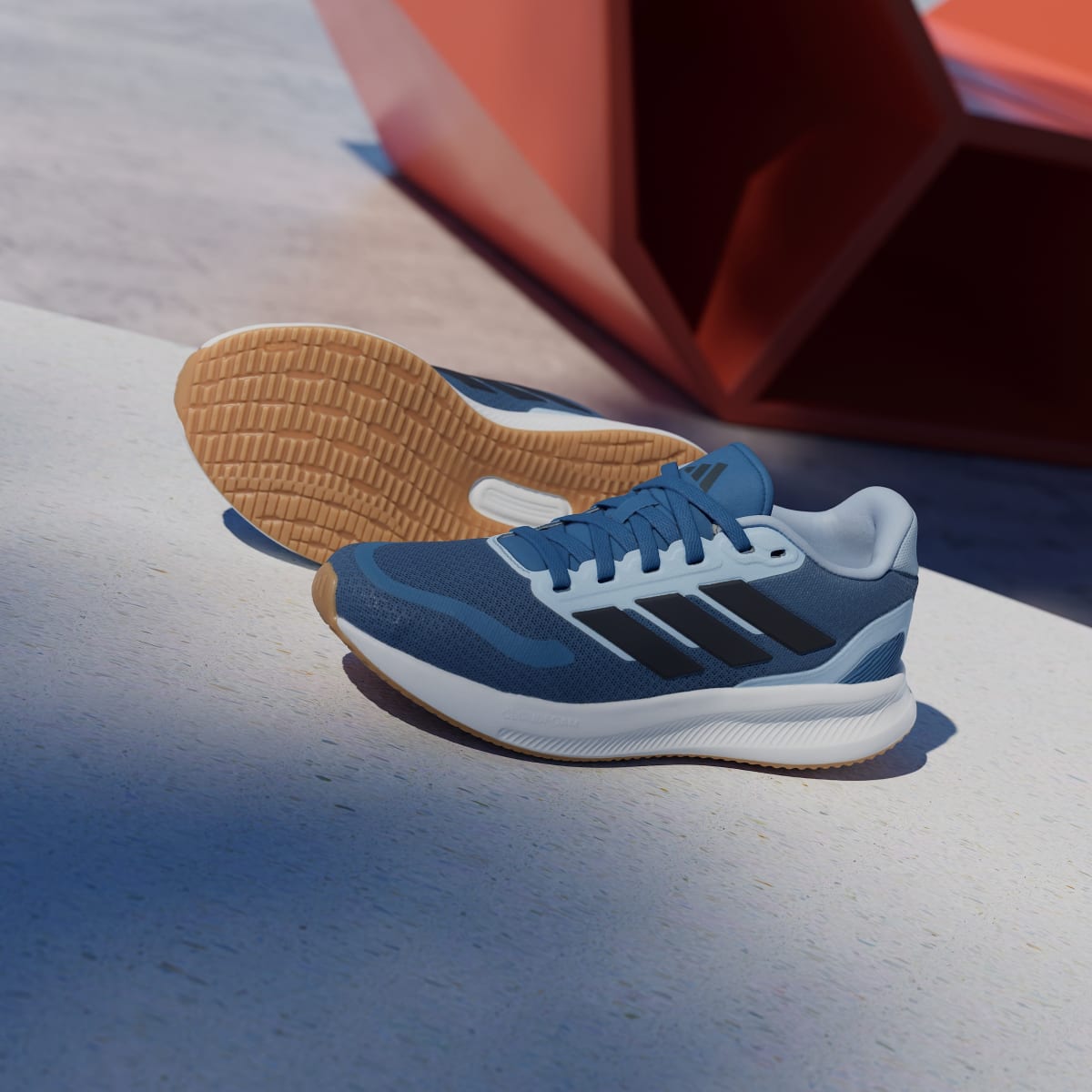Tenis casuales para niños color azul - vista 3