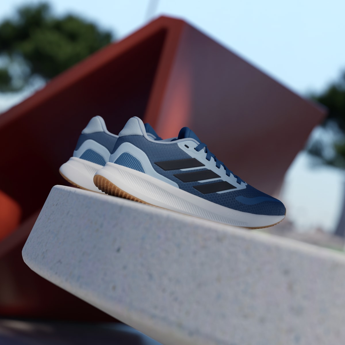 Tenis casuales para niños color azul - vista 5