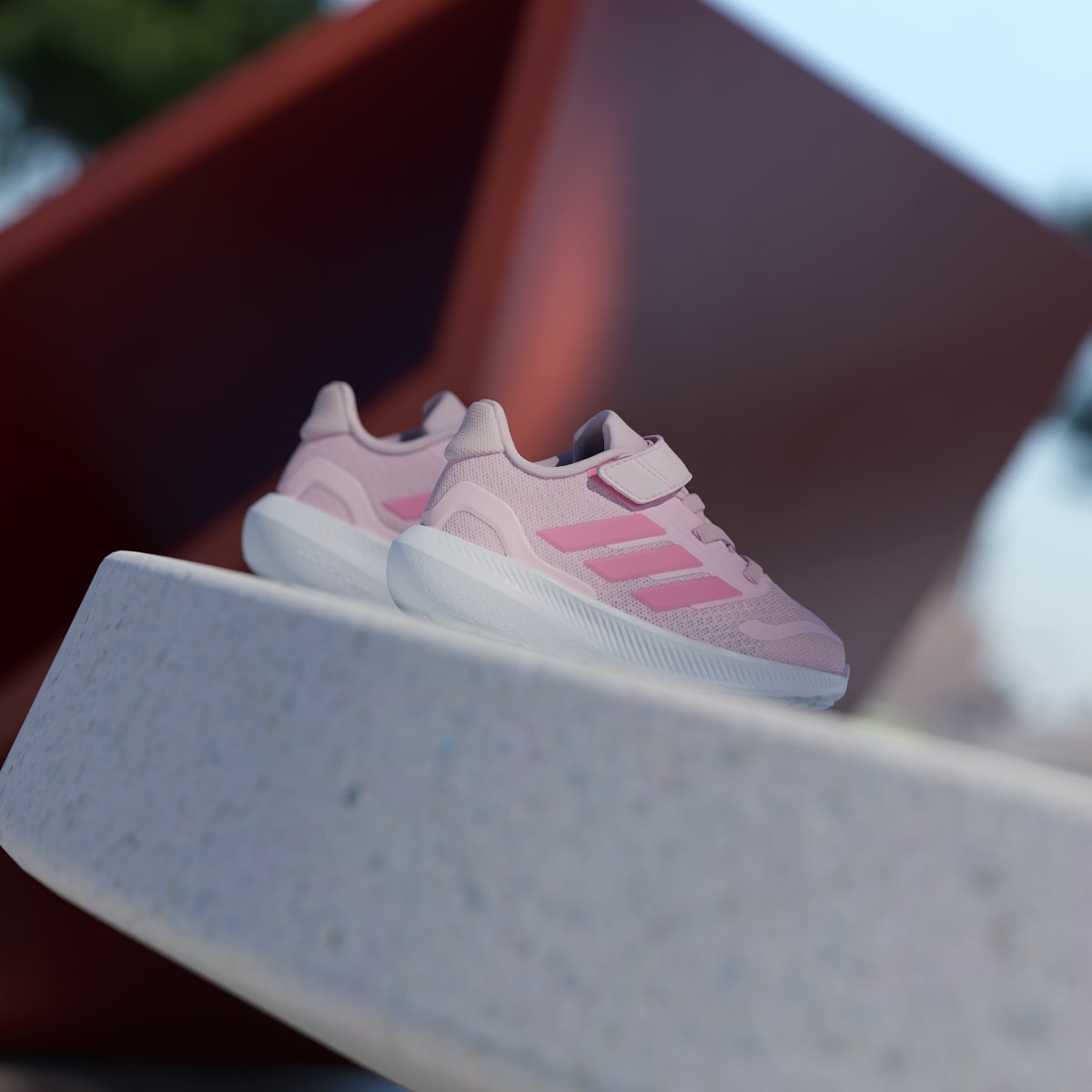 Tenis casuales para niños color rosa - vista 5