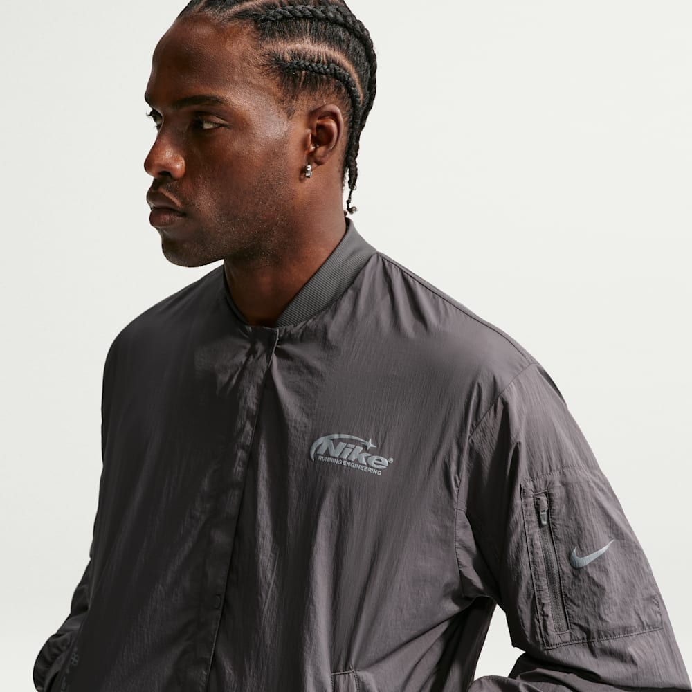 Chaquetas para correr para hombre en gris · IO0548-254 - vista 1