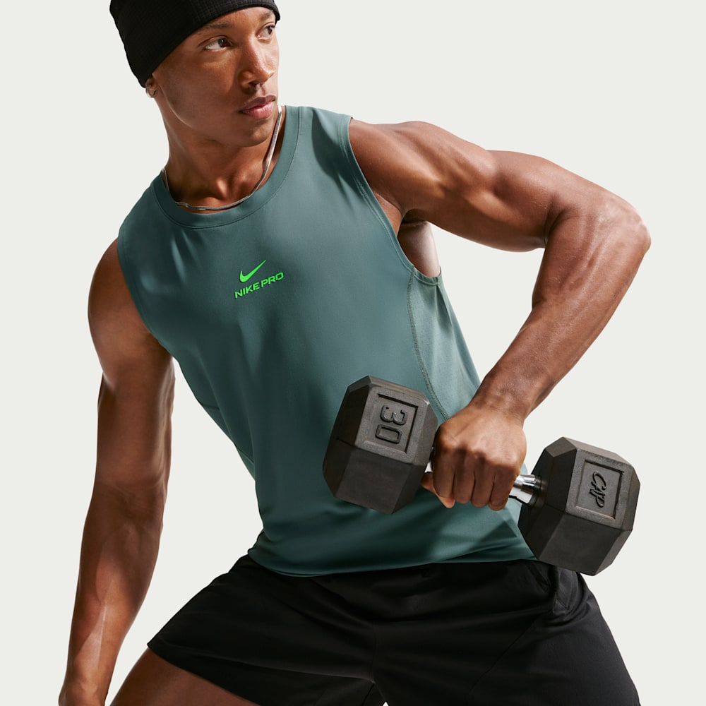 Camisetas y esqueletos para entrenamiento para hombre en gris · IF2805-382 - vista 3