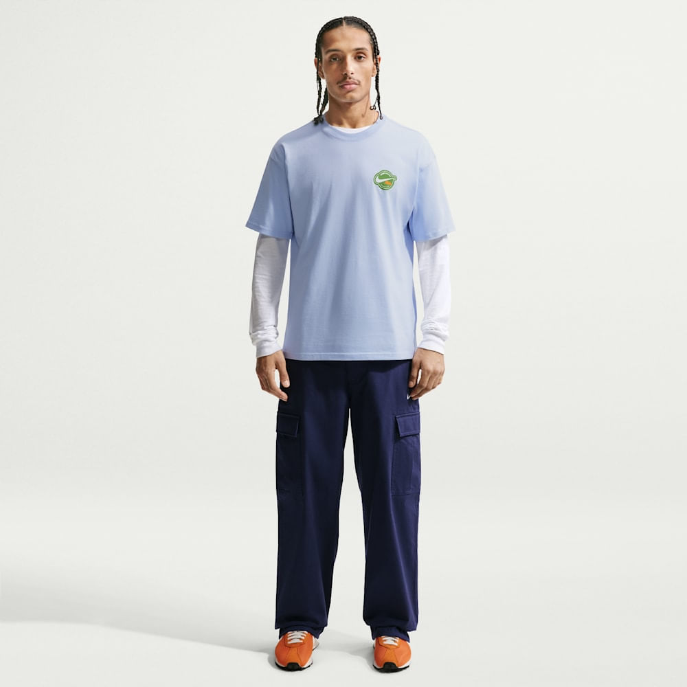 Camisetas y esqueletos casual para hombre en azul · IR4964-407 - vista 4
