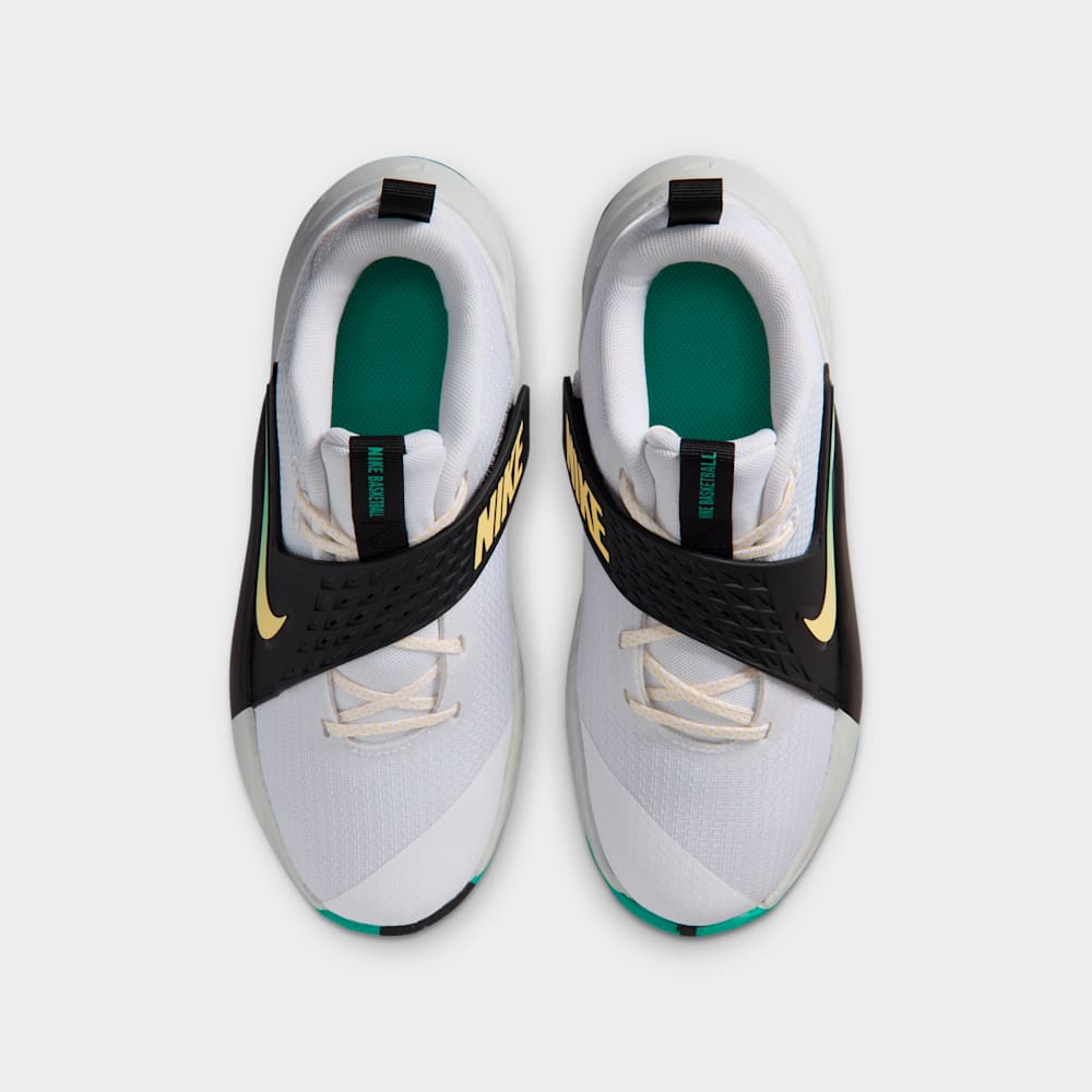 Tenis de básquetbol para niño en blanco · HF6279-105 - vista 4
