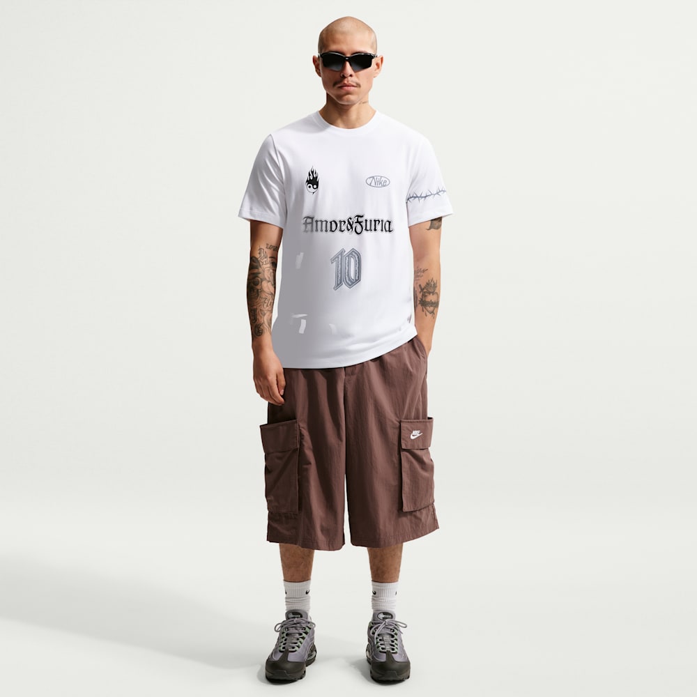 Camisetas y esqueletos casual para hombre en blanco · IR6860-100 - vista 4