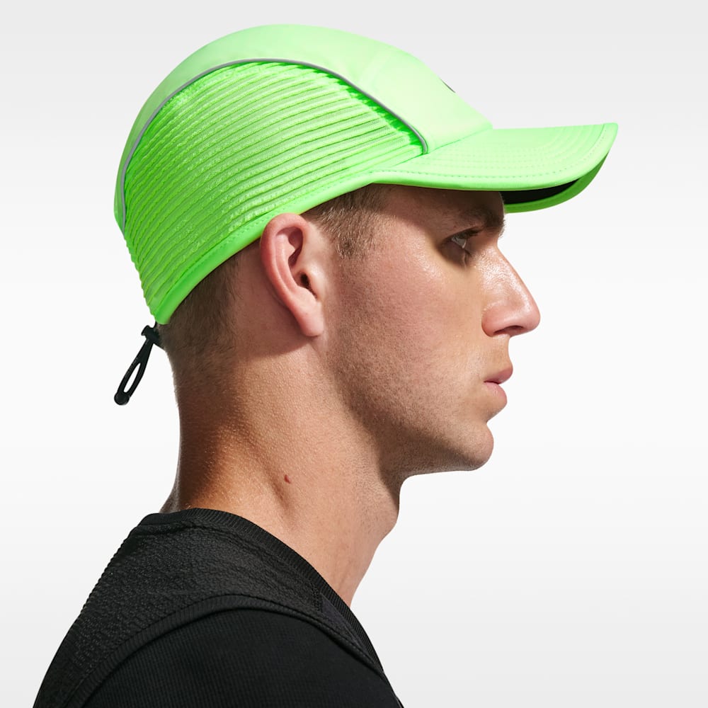 Gorras y viseras para correr para hombre en verde · FJ0736-337 - vista 4