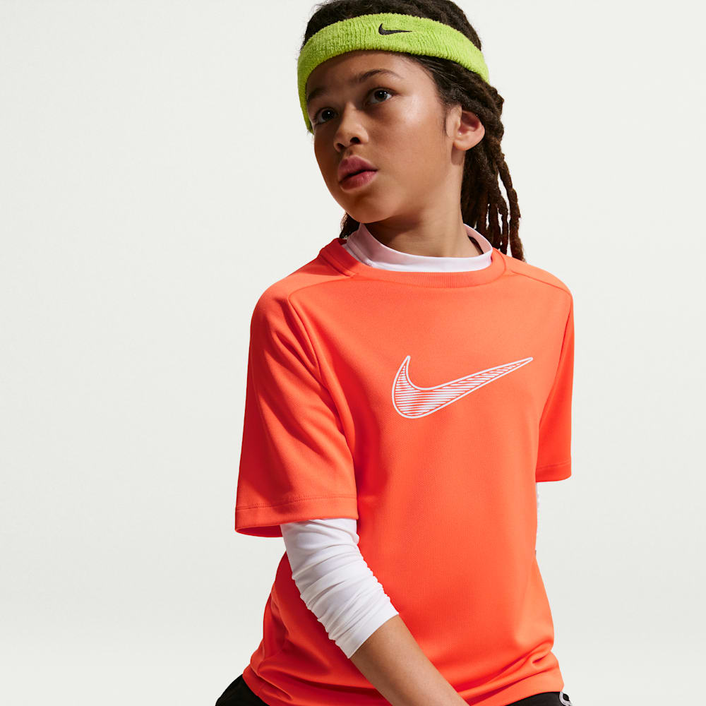 Camisetas y esqueletos para entrenamiento para niño en naranja · IF2430-842 - vista 3