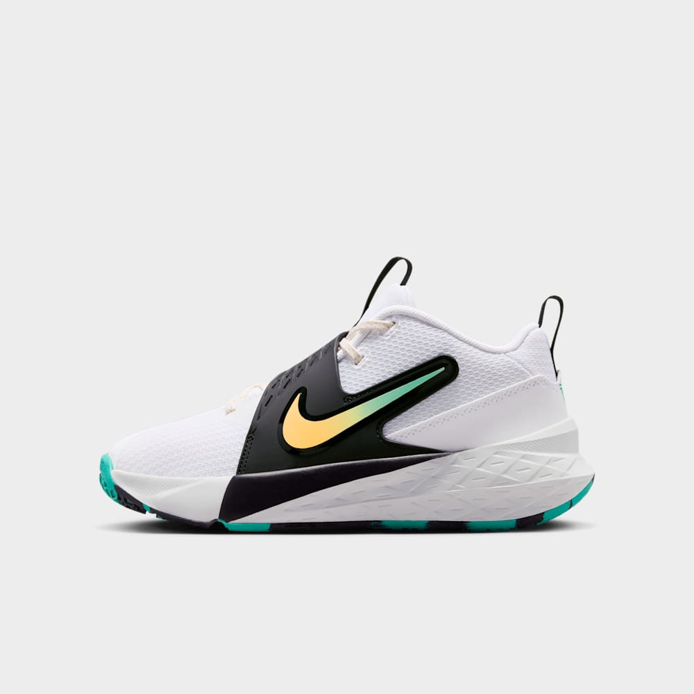 Tenis de básquetbol para niño en blanco · HF6279-105 - vista 1