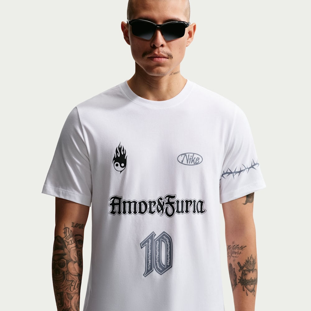 Camisetas y esqueletos casual para hombre en blanco · IR6860-100 - vista 1