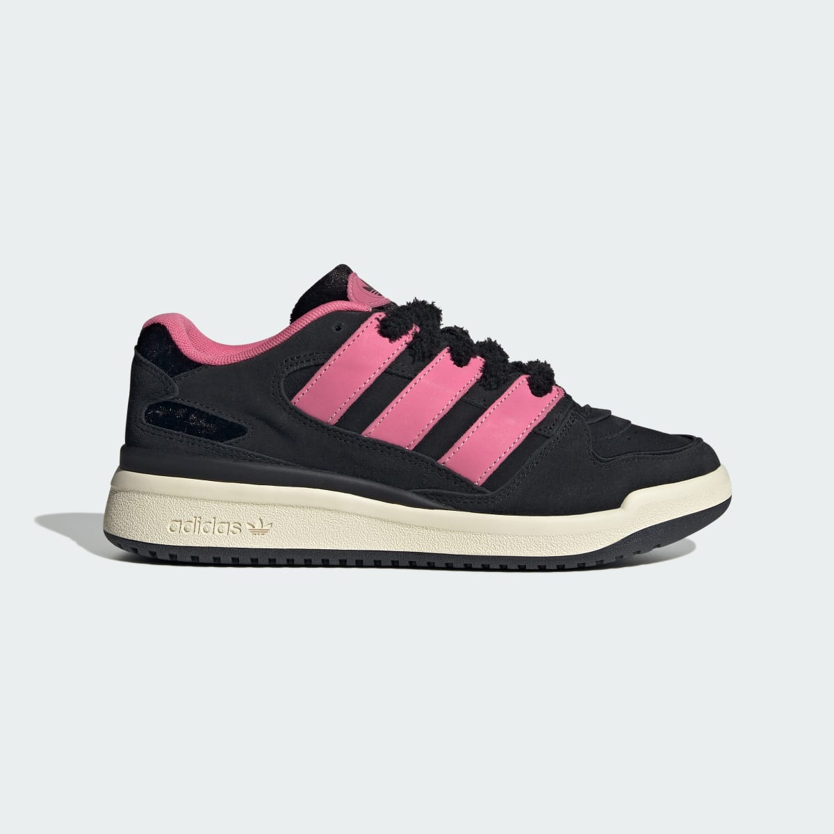Tenis casuales para mujer color negro y rosa - vista 2