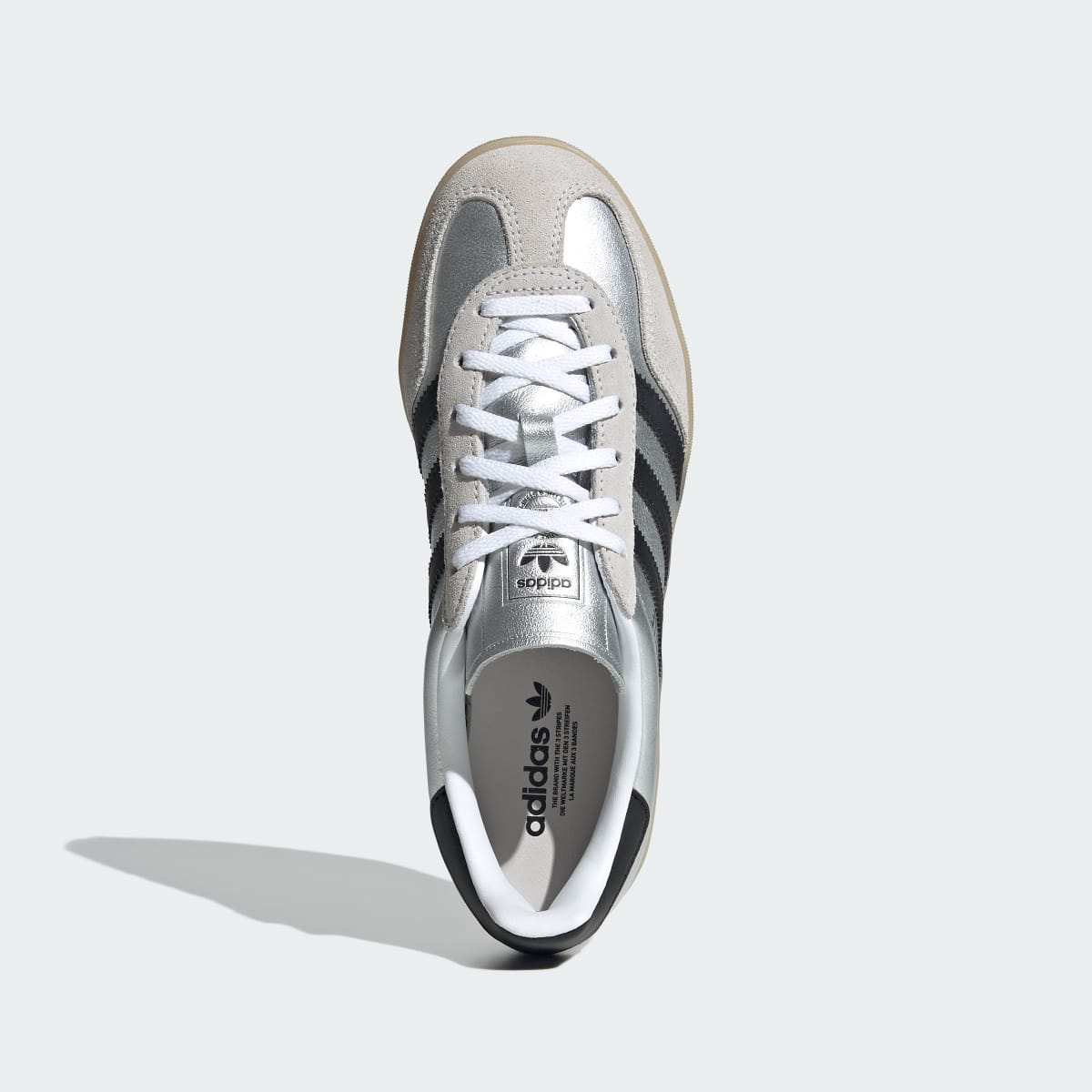 Tenis casuales para mujer color gris y negro - vista 3