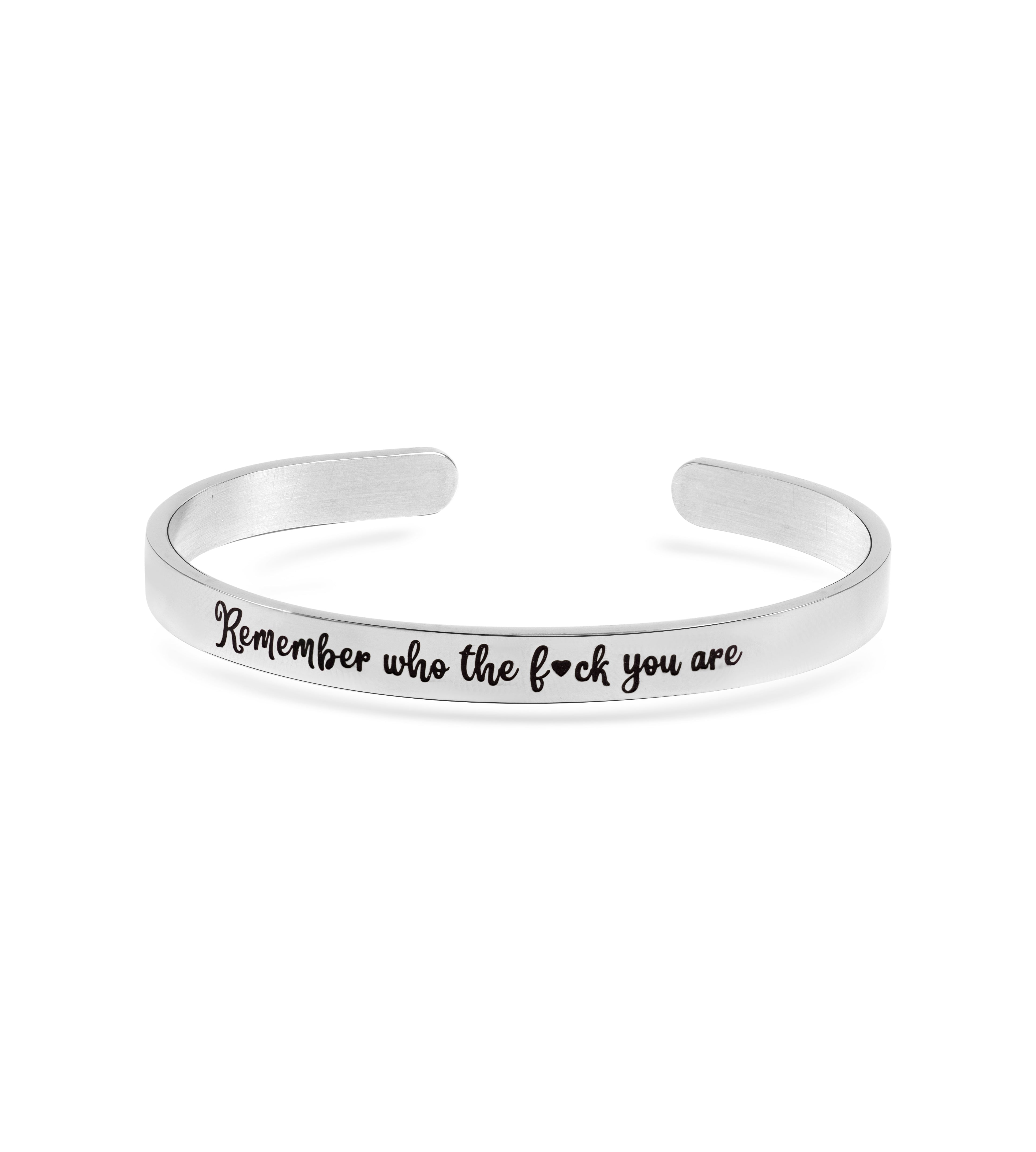 Remember Who Bangle Bracelet