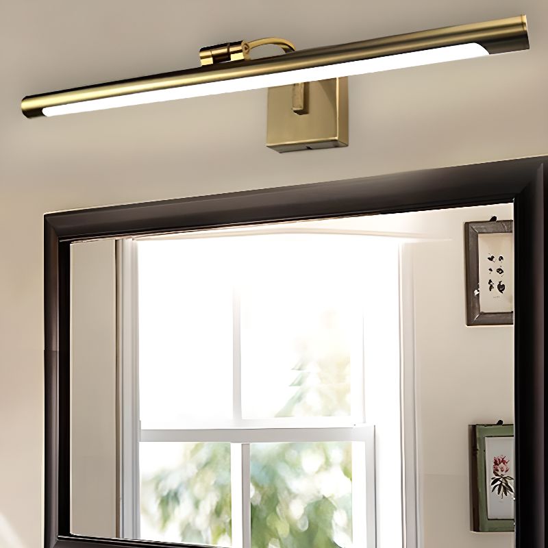 Simple 1 Light Directed Downward Canister Direct-wired Synthetic Third Gear Bathroom Vanity Light, 220V-240V, Medium-Fnaisn