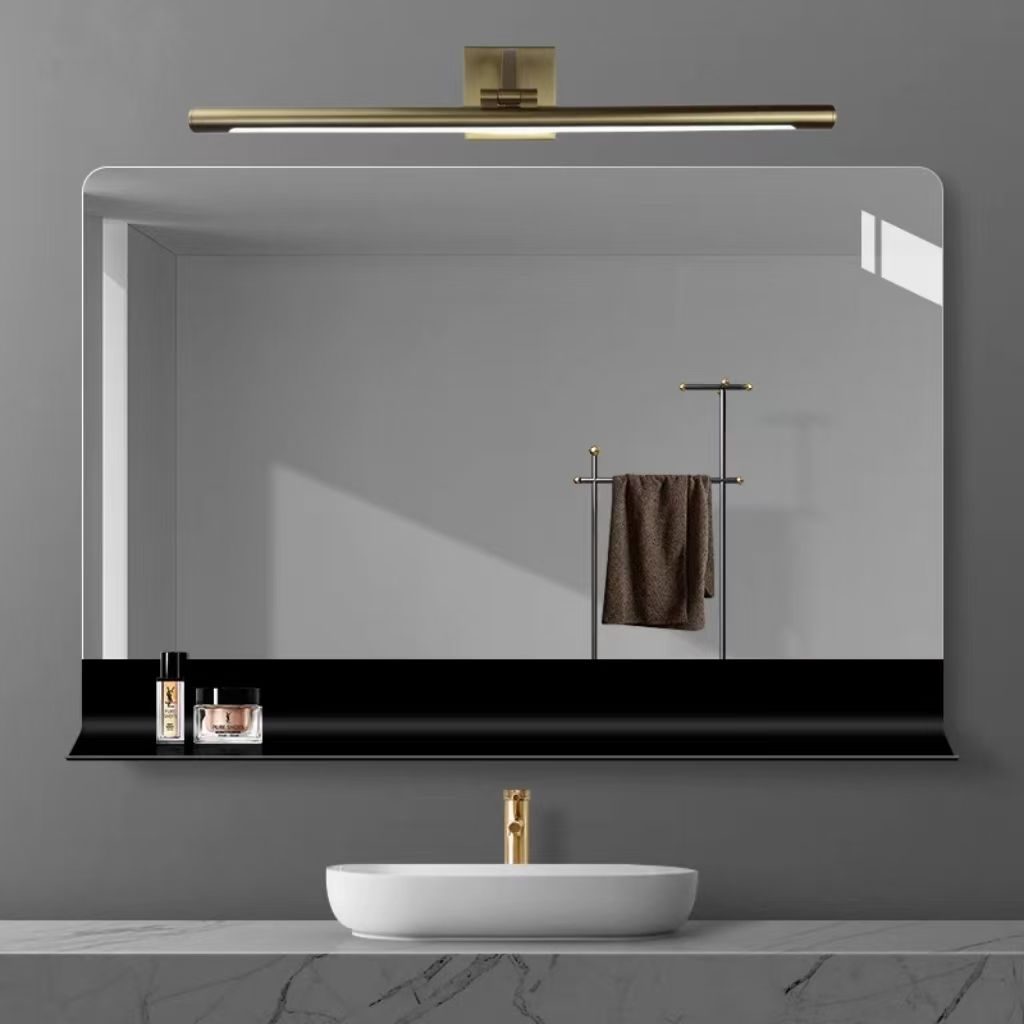 Simple 1 Light Directed Downward Canister Direct-wired Synthetic Third Gear Bathroom Vanity Light, 220V-240V, Medium-Fnaisn
