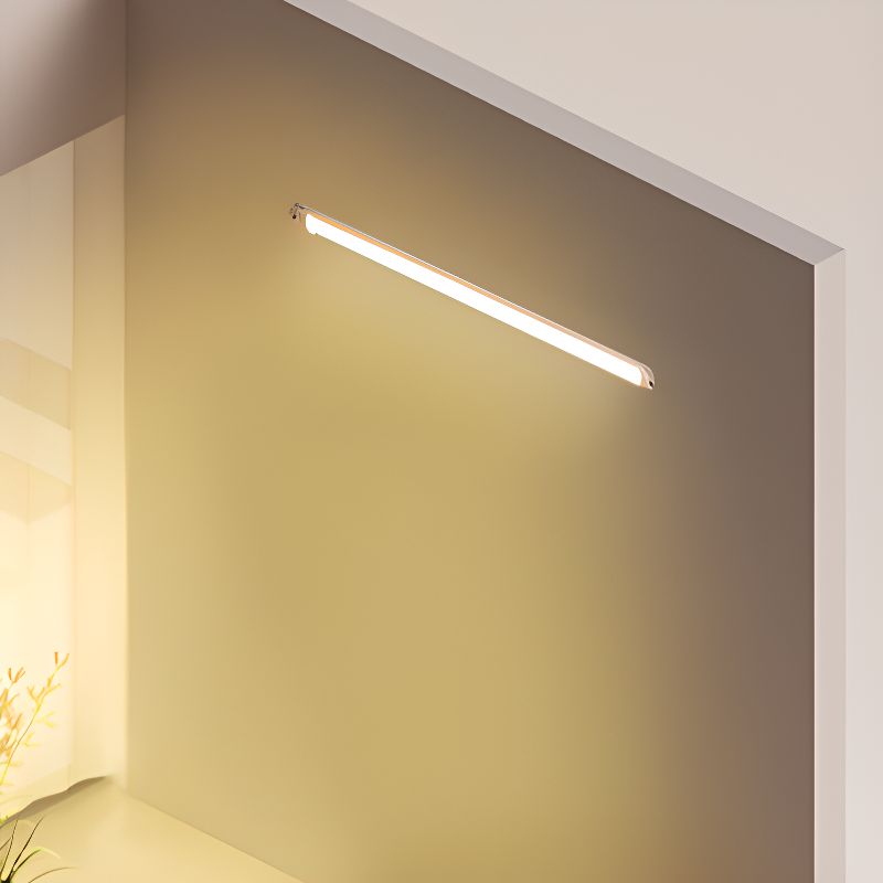 Modern Simple Style 1 Light Vanity Light with Bi-pin, Alloy Material, Ambient Rectangular Fixture, Hardwired, 220V-240V, 35.5"-Fnaisn