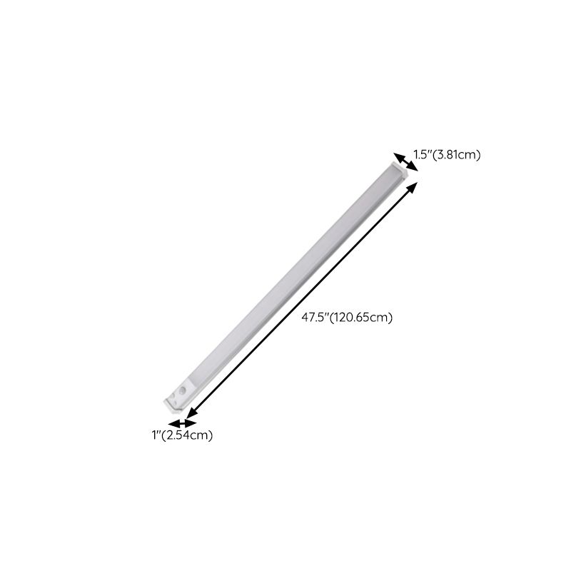 Plug-in Electric Metal Chalk Shade Ambient Vanity Light, Symmetrical for Basement with Cozy Light, 220V-240V, 47.5"-Fnaisn