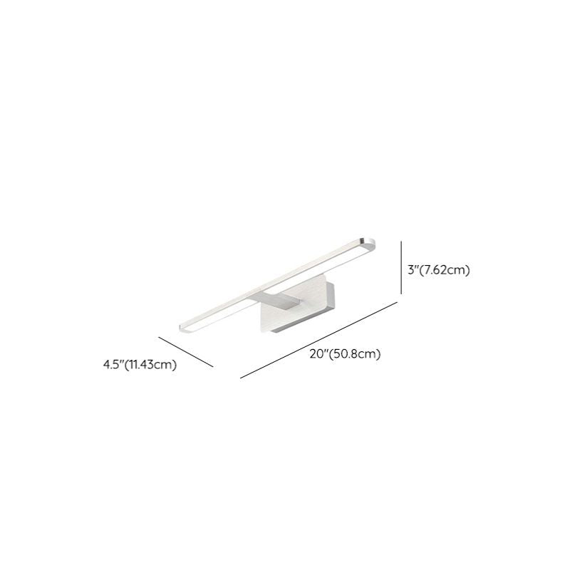 2 Lights Direct-wired Regular Bathroom Vanity Light with Subdued Light and Chalk Lucite Shade for Basement, Silver, 220V-240V-Fnaisn
