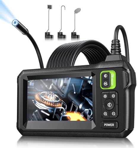 Endoscope Camera with Light, 1920P HD Borescope Tools, Dual Lens(32.8FT)