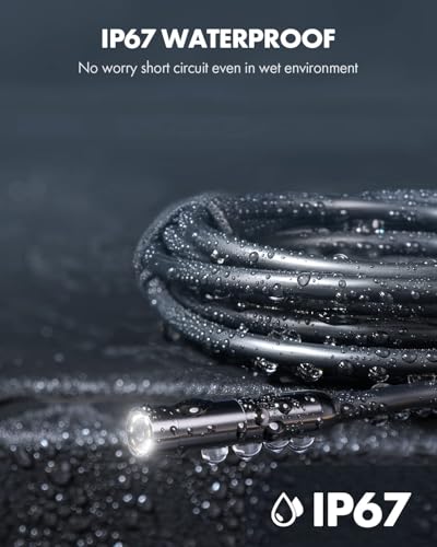 Anykit Endoscope Camera with Light, 1920P HD Borescope