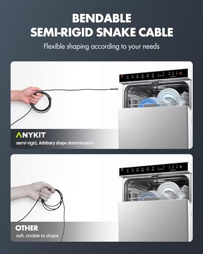 Anykit Endoscope Camera with Light, 1920P HD Borescope