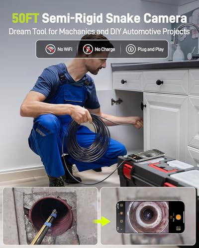 Anykit Endoscope Camera with Light, 1920P HD Borescope
